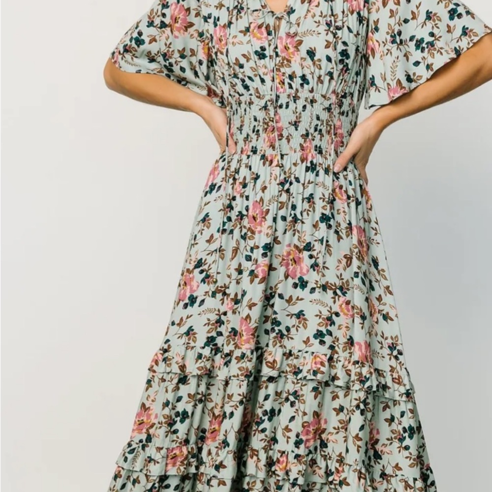 Floral Print Maxi Dress